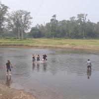 Rapati river by national park 